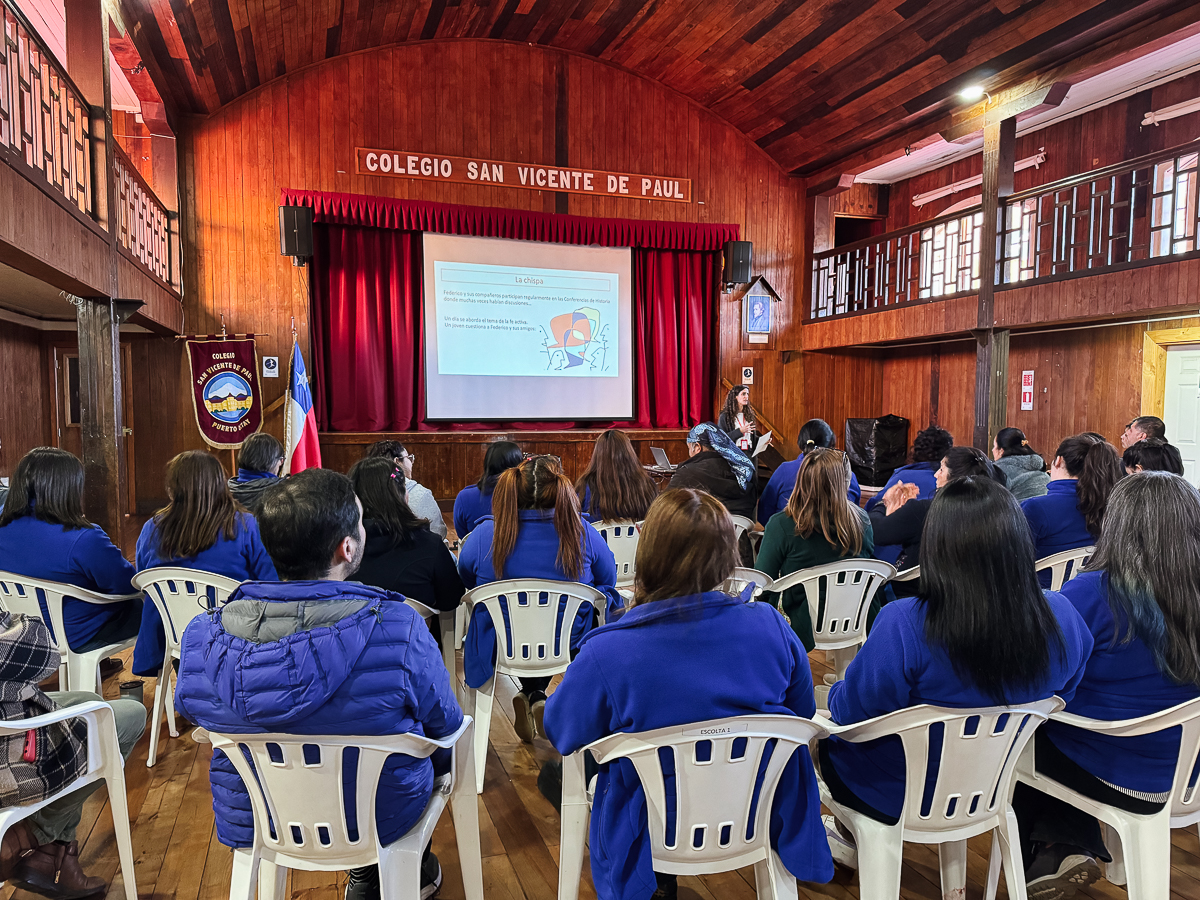 Fundación San Vicente de Paul Chile 170 años en Chile Colegios Hogares para personas mayores y con discapacidad Colegio San Vicente de Paul Puerto Octay